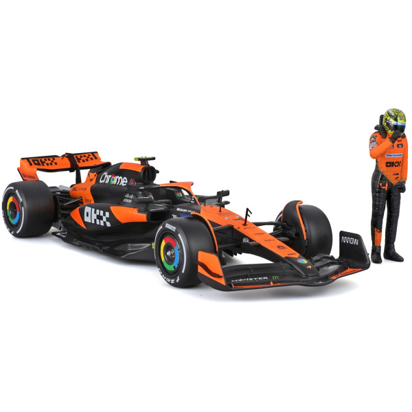 Фото - Колекційна машинка 1:24 Bburago з фігуркою - MCLAREN MCL38 1:24 (18-28040)