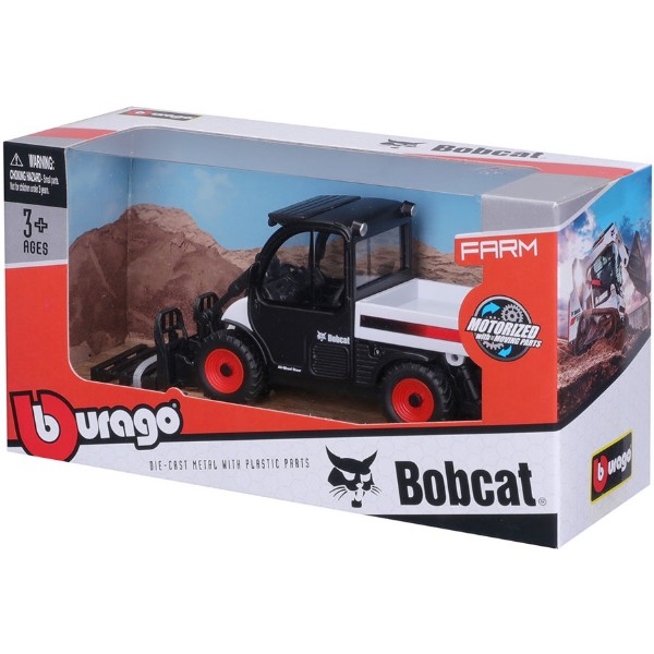 Фото - Наземна будівельна техніка Bburago НАВАНТАЖУВАЧ BOBCAT TOOLCAT 5600 (10 cm) (18-31806)