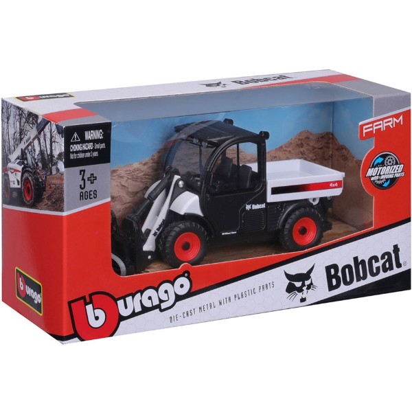 Фото - Наземна будівельна техніка Bburago НАВАНТАЖУВАЧ BOBCAT TOOLCAT 5600 (10 cm) (18-31806)
