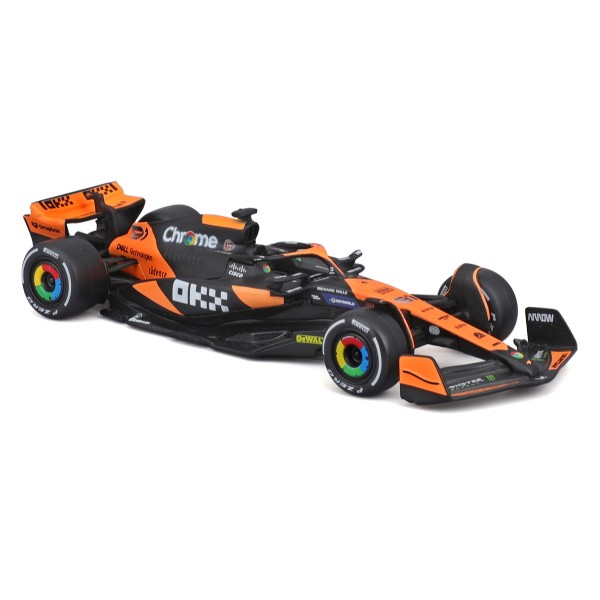 Фото - Коллекционная машинка 1:43 Bburago MCLAREN F1 MCL38 2024 в ассортименте (18-38214)