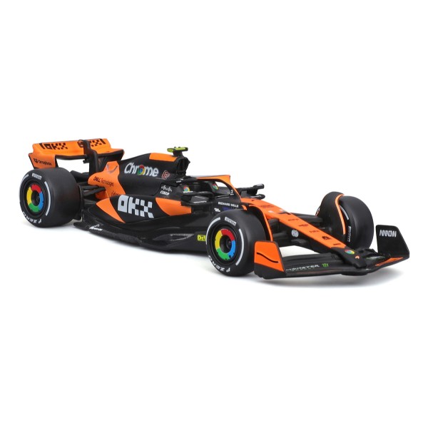 Фото - Коллекционная машинка 1:43 Bburago MCLAREN F1 MCL38 2024 в ассортименте (18-38214)