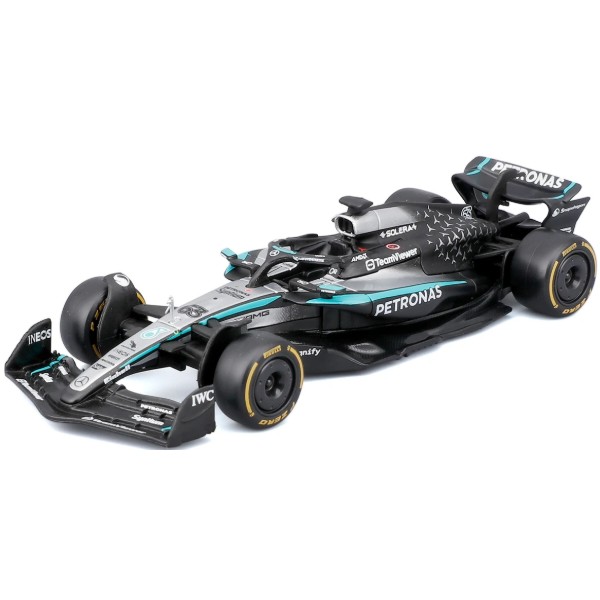 Фото - Коллекционная машинка 1:24 Bburago MERCEDES-AMG F1 W15 PETRONAS (2024) (18-28515)