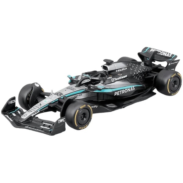Фото - Колекційна машинка 1:43 Bburago MERCEDES-AMG F1 W16 PETRONAS (2025) в асортименті (18-38237) Фото - Колекційна машинка 1:43 Bburago MERCEDES-AMG F1 W16 PETRONAS (2025) в асортименті (18-38237)