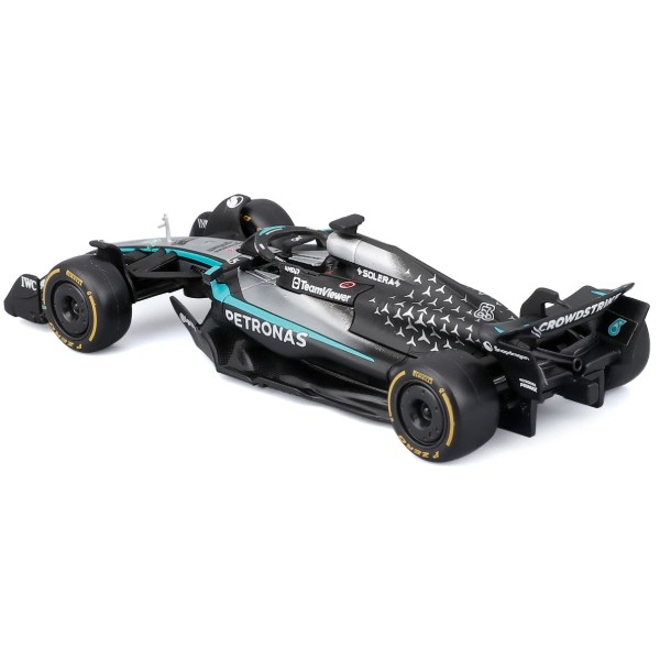 Фото - Колекційна машинка 1:43 Bburago MERCEDES-AMG F1 W16 PETRONAS (2025) в асортименті (18-38237)