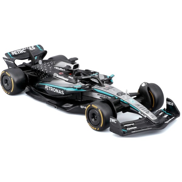 Фото - Колекційна машинка 1:43 Bburago MERCEDES-AMG F1 W16 PETRONAS (2025) в асортименті (18-38237)