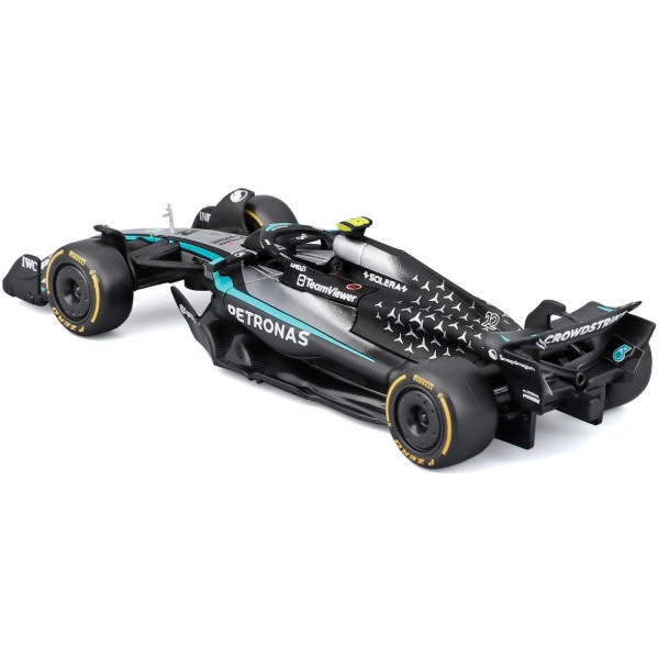 Фото - Колекційна машинка 1:43 Bburago MERCEDES-AMG F1 W16 PETRONAS (2025) в асортименті (18-38237)