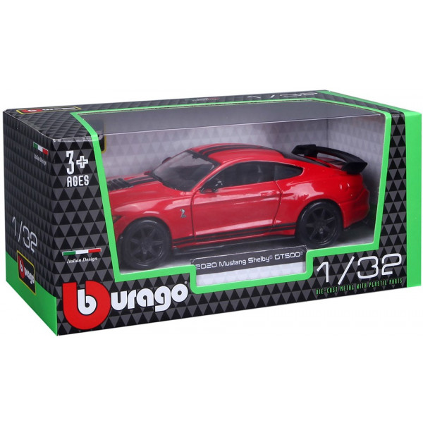 Фото - Колекційна машинка 1:32 Bburago Ford Shelby GT500 1:32 (18-43050)