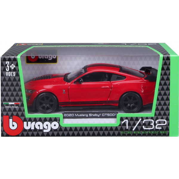 Фото - Колекційна машинка 1:32 Bburago Ford Shelby GT500 1:32 (18-43050)