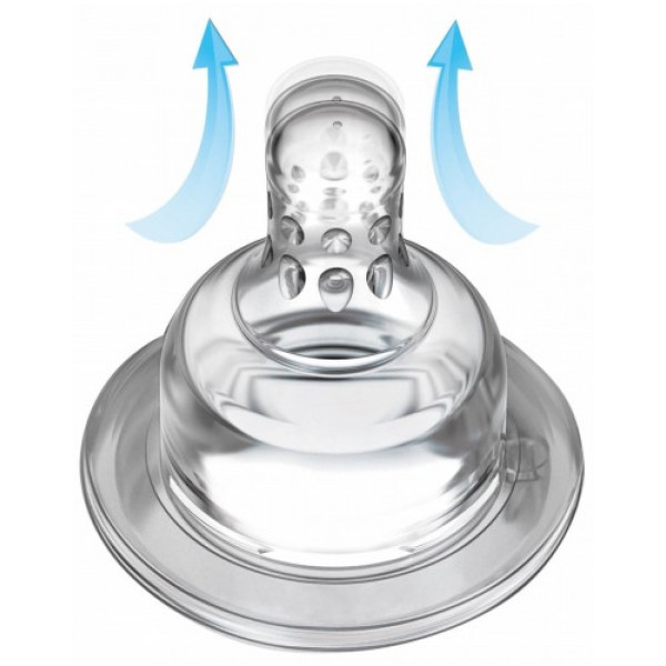 Фото - Малий потік соска дитяча силіконова Lovi динамічна 2 шт (18/749)