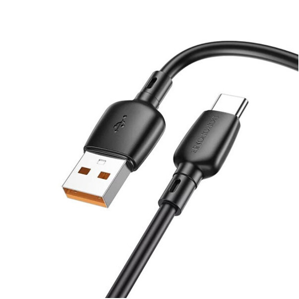 Фото - Кабель синхронізації даних BOROFONE BX93 100W Type-C Black (6941991103179)