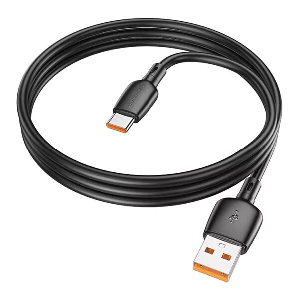 Фото - Кабель синхронізації даних BOROFONE BX93 100W Type-C Black (6941991103179)