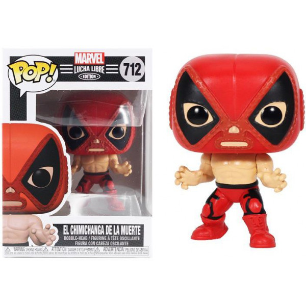 Фото - Коллекционная фигурка FUNKO POP! Bobble: Marvel: Luchadores: Deadpool 53874 (FUN2549862)