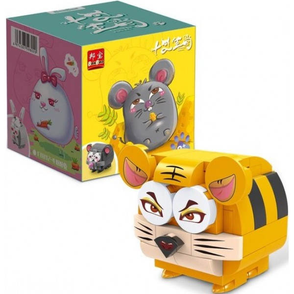 Фото - Пластиковий конструктор Banbao "Знаки зодіаку" (69 елм.) Тигрик (ET802-3)