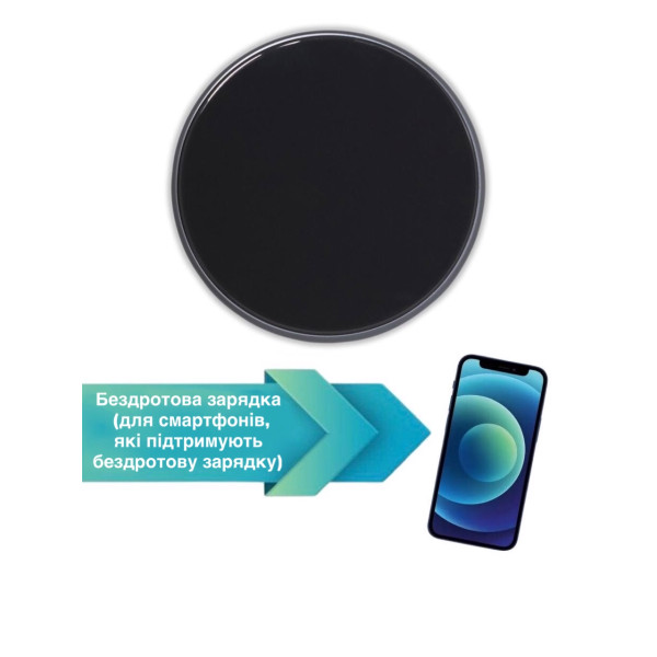 Фото - Бездротовий зарядний пристрій Ailink Slim Pad Premium Glass (AI-Slim2bk)