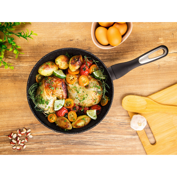 Фото - Сковорода універсальна Aureti Titanium 26 см (AU-403-26)