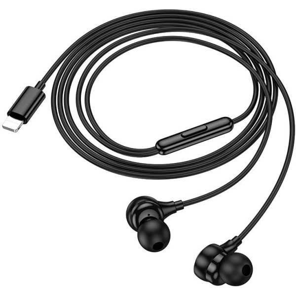 Фото - Навушники вкладиші дротові HOCO M116 Black (6942007644952)