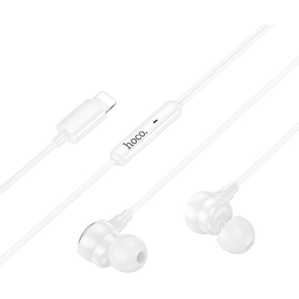 Фото - Наушники вкладыши проводные HOCO M116 White (6942007644969)
