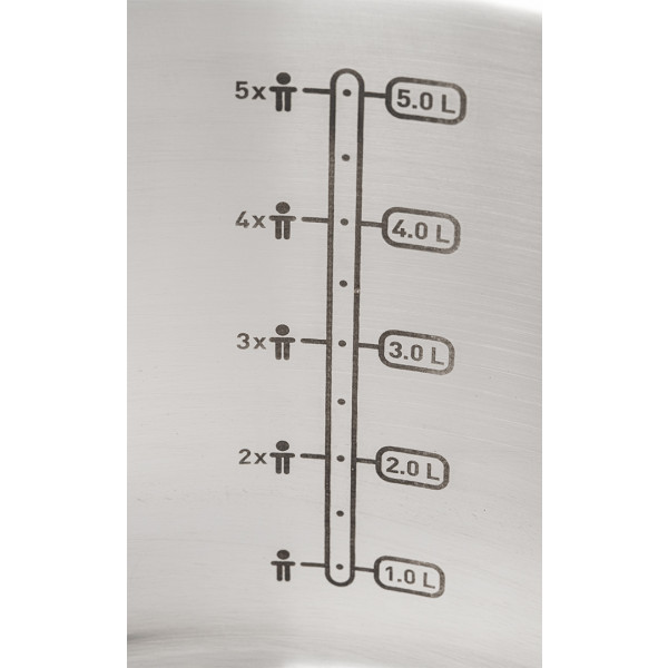 Фото - Набір посуду Tefal G732SA55 Duetto+ 10 пр. со сковородой (кастр. 6,0/5,0/2,5/1,5 л., ковш 1,5 л б/кр, сковорода 26 см)