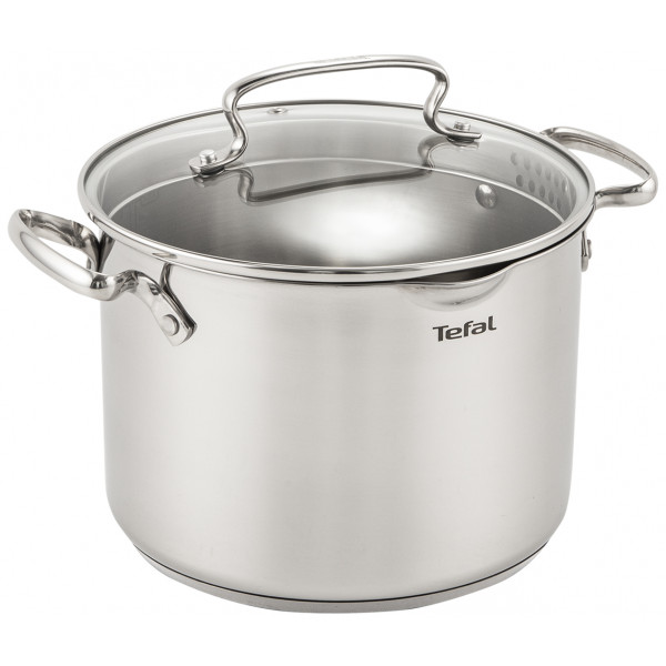 Фото - Набір посуду Tefal G732SA55 Duetto+ 10 пр. со сковородой (кастр. 6,0/5,0/2,5/1,5 л., ковш 1,5 л б/кр, сковорода 26 см)