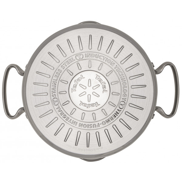 Фото - Набір посуду Tefal G732SA55 Duetto+ 10 пр. со сковородой (кастр. 6,0/5,0/2,5/1,5 л., ковш 1,5 л б/кр, сковорода 26 см)