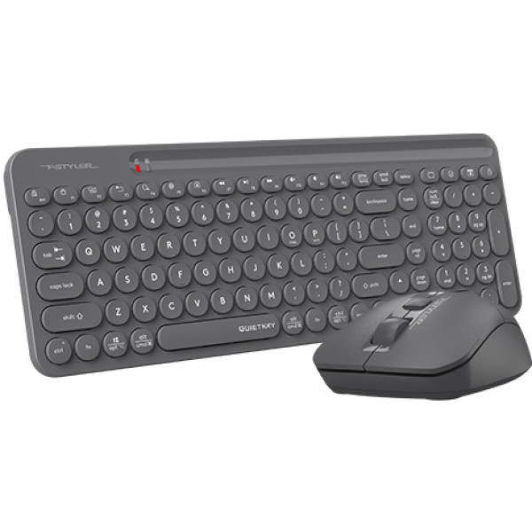 Фото - Клавіатура + миша бездротова A4tech FG3300 Air2 (Grey)