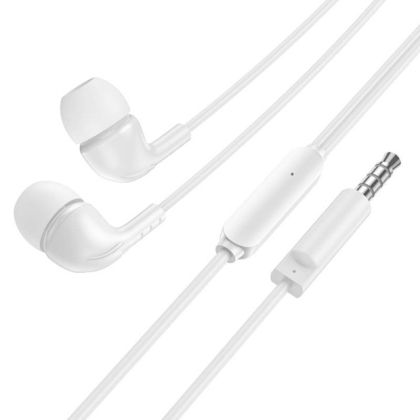 Фото - Наушники вкладыши проводные BOROFONE BM83 Craft White (6941991101977)