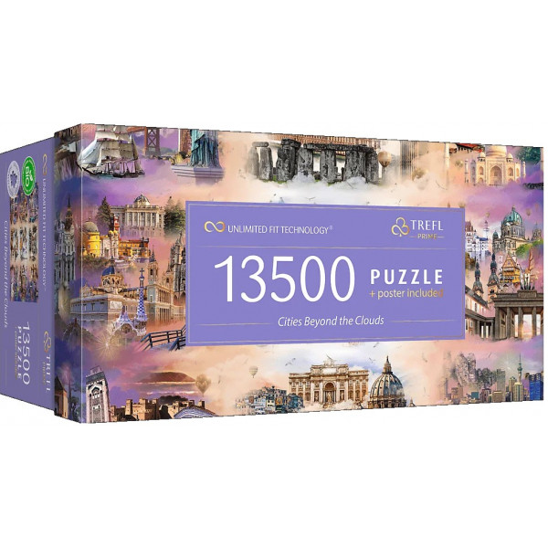 Фото - Пазли (8 +) Trefl Безмежна колекція: "Захмарні міста" 13500 елм. (81030) Фото - Пазли (8 +) Trefl Безмежна колекція: "Захмарні міста" 13500 елм. (81030)