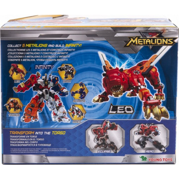 Фото - Животное-трансформер Metalions Лео (314028)