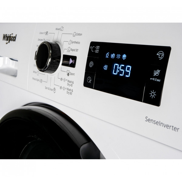 Фото - Прально-сушильна машина Whirlpool FWDG86148B EU