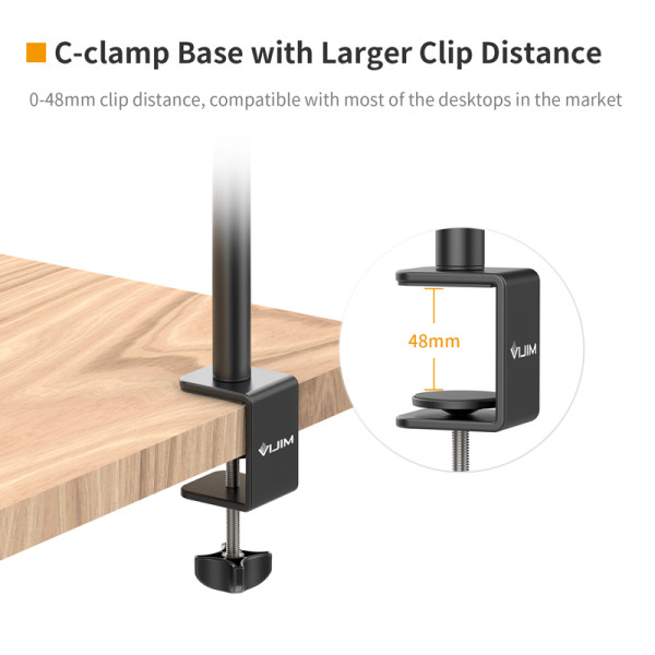 Фото - Штатив Ulanzi Vijim Desktop Flexible Arm/Light Stand(Three-Stages) (UV-2666 LS08)