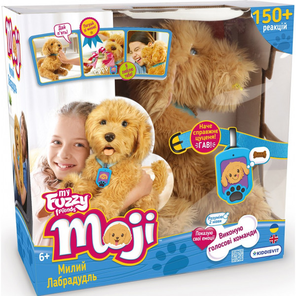 Фото - Інтерактивна іграшка My Fuzzy Friends ЛАБРАДУДЕЛЬ MOJI (укр. та англ. м) (18207-UKR-ENG)