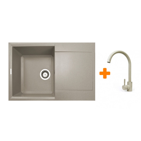 Фото - Мойка кухонная+смеситель Adamant Horizon Avena (1824296911506)