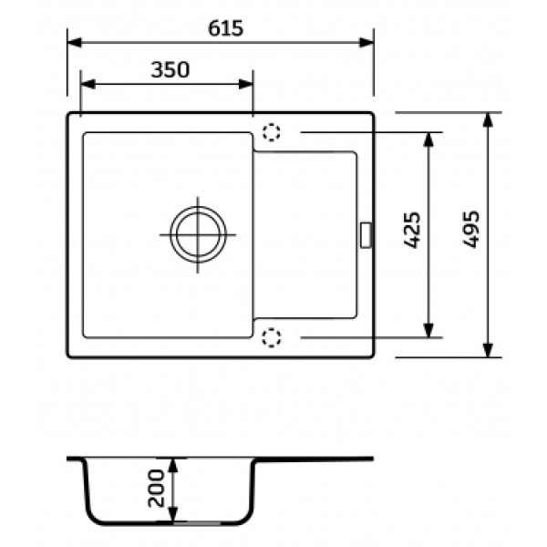 Фото - Мойка кухонная+смеситель Adamant Minimal Avena (1824296912306)