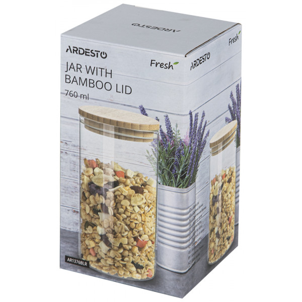 Фото - Ємність для сипучих ARDESTO Fresh 760 мл (AR1376BLR)