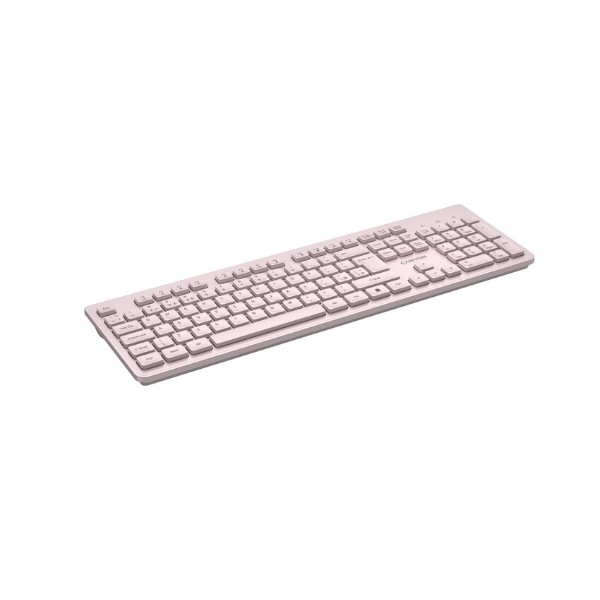 Фото - Клавиатура беспроводная Canyon HKB-W01 Wireless Silent EN/UA Beige (CNS-HKBW01BG)