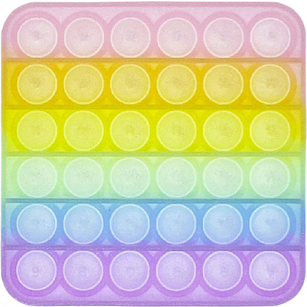 Фото - Стретч-антистрес Sibelly Pop It Square Glow in Dark (SB-PPIT-SQL-GD)
