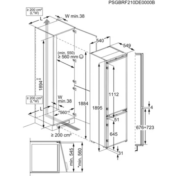 Фото - Холодильник Electrolux ENS6TE19S