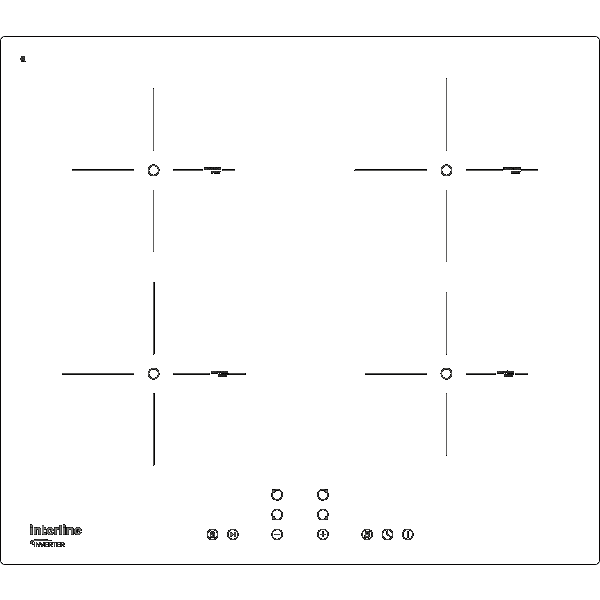 Фото - Варочная панель электрическая Interline VIK 860 SIB BG