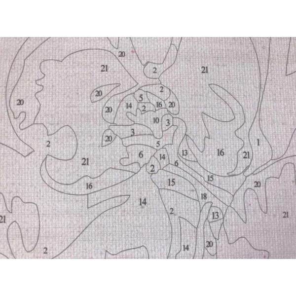 Фото - Картина по номерам Strateg "Джокер" 40х50 см (VA-1890)