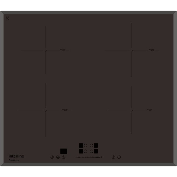 Фото - Варочная панель электрическая Interline HIV 767 SIT BA Pure Black