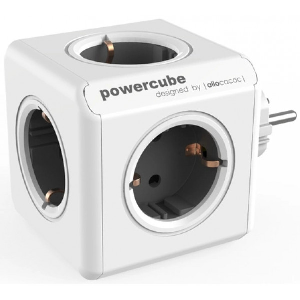 Фото - Розгалужувач 220В Allocacoc Powercube Original 5р Gray (1100GY/DEORPC)