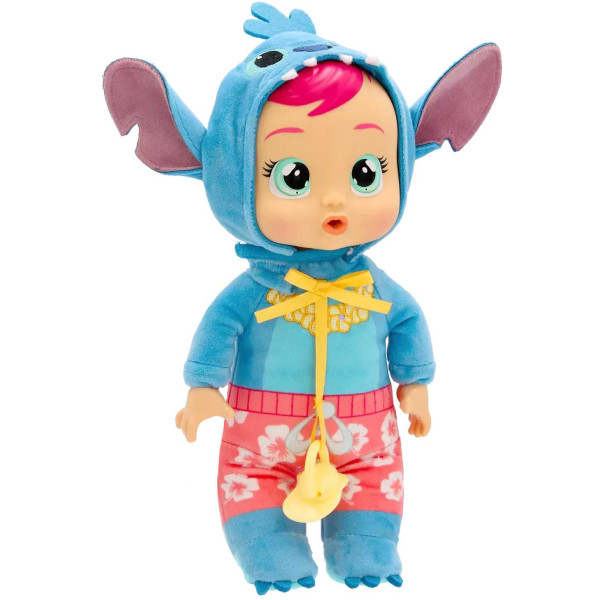 Фото - Интерактивный пупс Cry Babies CB. Нежные объятия. DISNEY Плакса Стич Гавайи 25 см (925564)