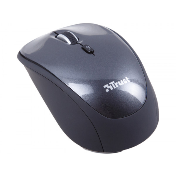 Фото - Мышь компьютерная Trust Yvi Wireless Mini Mouse Grey (18519)