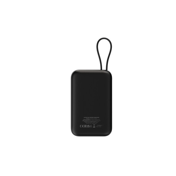 Фото - Батарея мобільна Canyon OnPower 101 built-in cable 10000 mAh PD22.5W Black (CNS-CPB101BK)