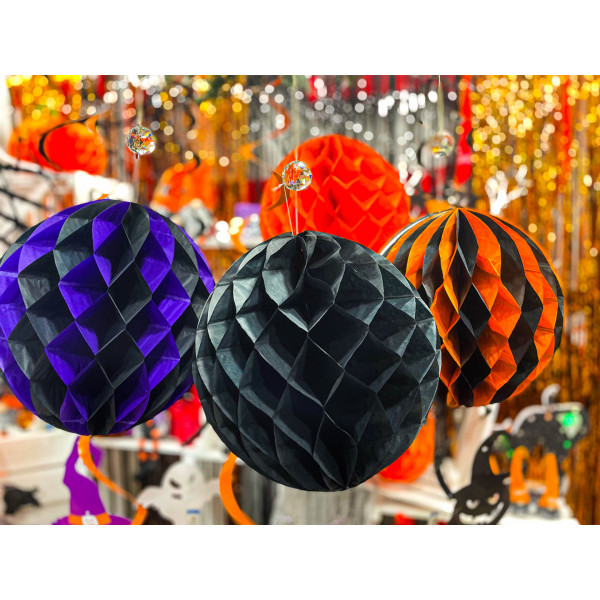 Фото - Декор Halloween YES! Fun Набір паперових куль-сот, 4 шт, 25 см (973640)