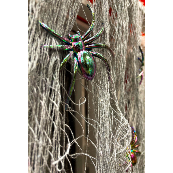 Фото - Декор Halloween YES! Fun "Creepy Cloth", 76*270 см, сіра (973670)