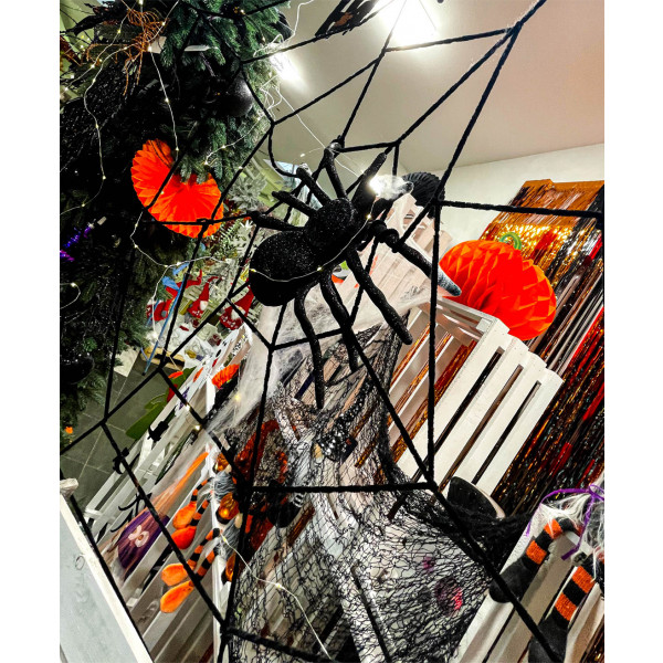Фото - Декор Halloween YES! Fun 41*29 см, гліттер, чорний (973685)
