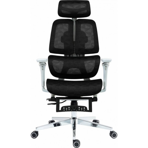 Фото - Уцінка - Крісло офісне GT Racer B-2450 White/Black