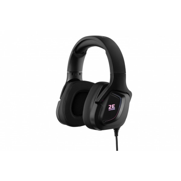 Фото - Гарнитура проводная игровая 2E HG340 RGB 3.5mm Black (2E-HG340BK)