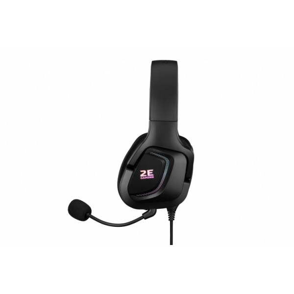 Фото - Гарнитура проводная игровая 2E HG340 RGB 3.5mm Black (2E-HG340BK)